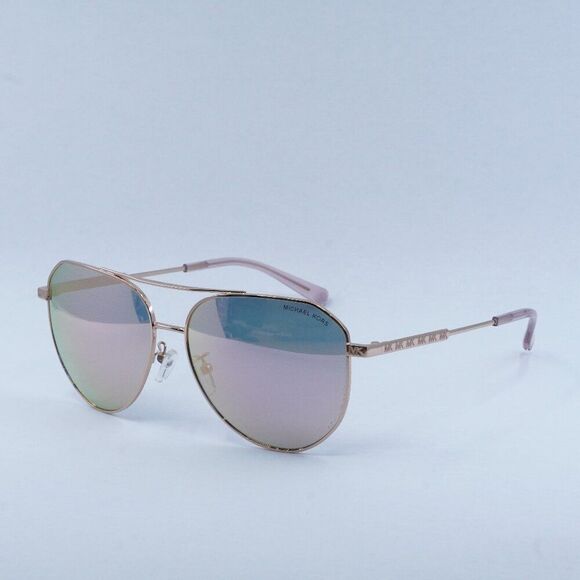NEW MICHAEL KORS MK1109 11084Z ROSE GOLD/ PINK SUNGLASSES - Picture 1 of 11